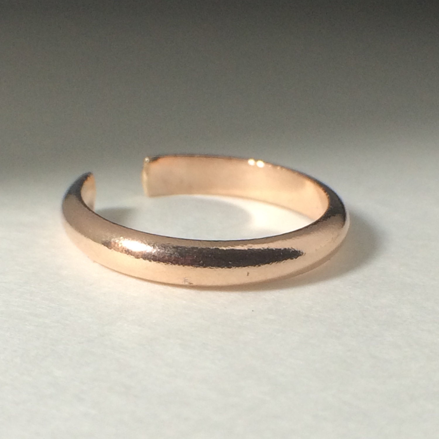 Rose Gold Toe Rings Adjustable Toe Rings Foot Jewelry Wide