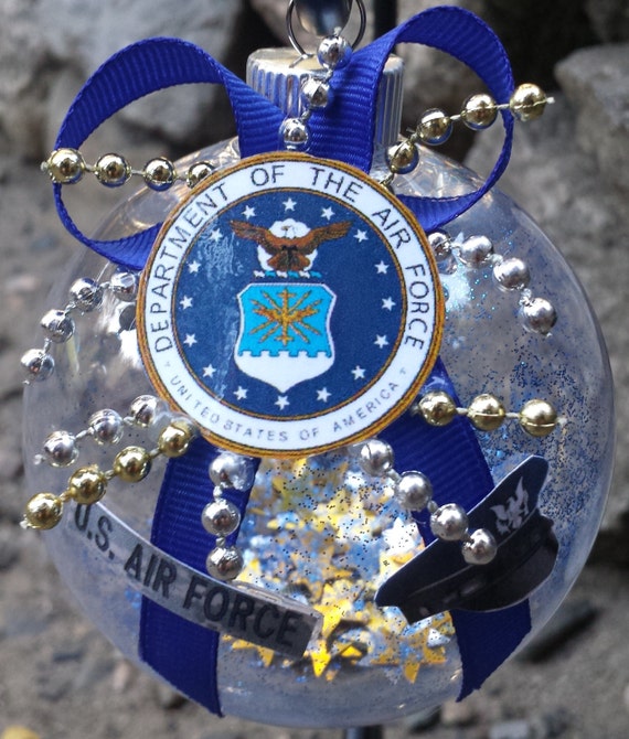 US Air Force Christmas Ornament Department of by BeautifulBalls