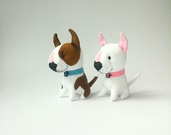 american pitbull terrier stuffed animal