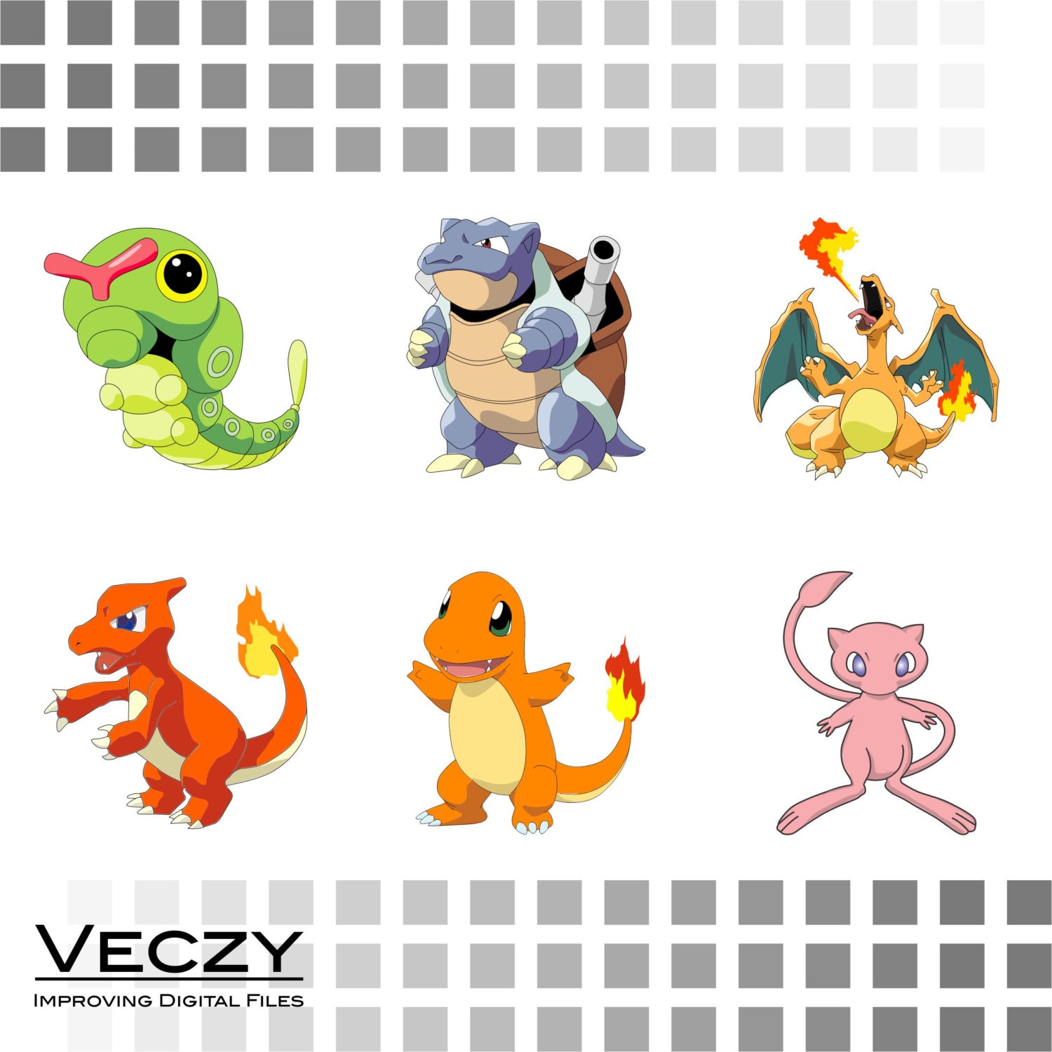 Download pokemon svg pokemon packs digital art eps files Vector by Veczy