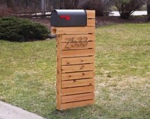 Modern Mailbox - Natural Cedar