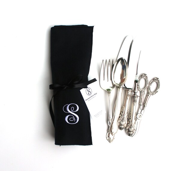 Anti Tarnish Flatware Rolls for 6 Silver Serving Pieces