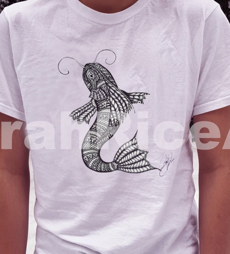 fish on t shirt