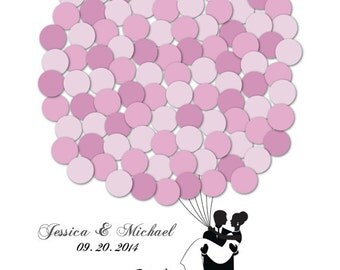 Wedding Guest book Alternative Custom Wedding Print Guestbook Personalized Wedding Guestbook Signatures Unique Wedding Poster Guestbook Dogs