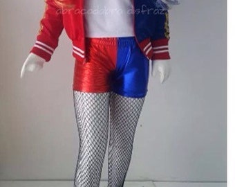 Harley Quinn Halloween Costume inspired - Child Size - Inspired Suicide Squad Harley Quinn Kid Costume