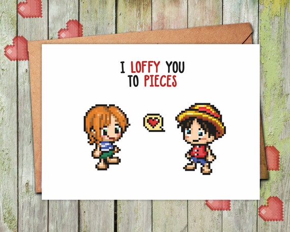 Valentine Cards, One Piece Anime, Romantic Valentine Card, Valentines