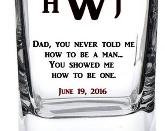 Father's Day Whiskey Glass