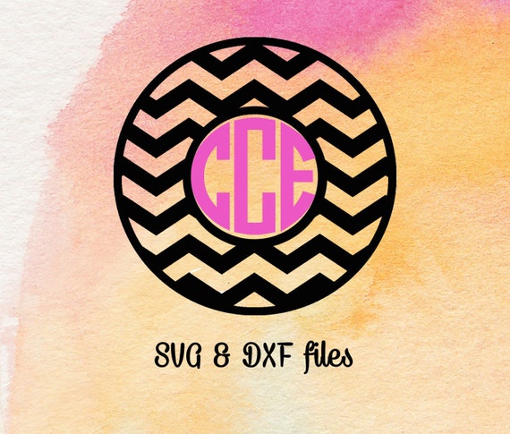 Download Chevron Circle Monogram SVG fileChevron Monogram Cricut