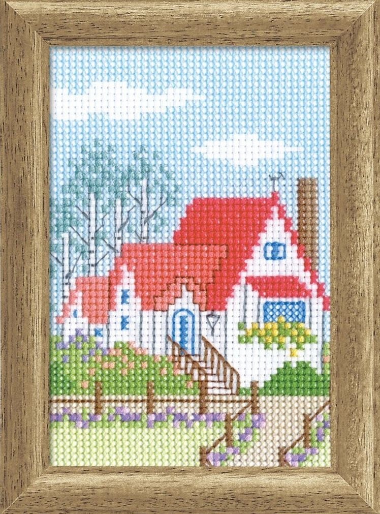 Japanese Cross Stitch Kit Modern Sweet Home Intermediate