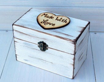 Wood Recipe Boxes - Recipe Boxes - Recipe Storage - Farmhouse Style Gift - Recipes Organizer - Fixer Upper Style - Mothers Day Gift
