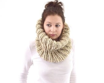 Knit Chunky Cowl Scarf Neck Warmer | The London