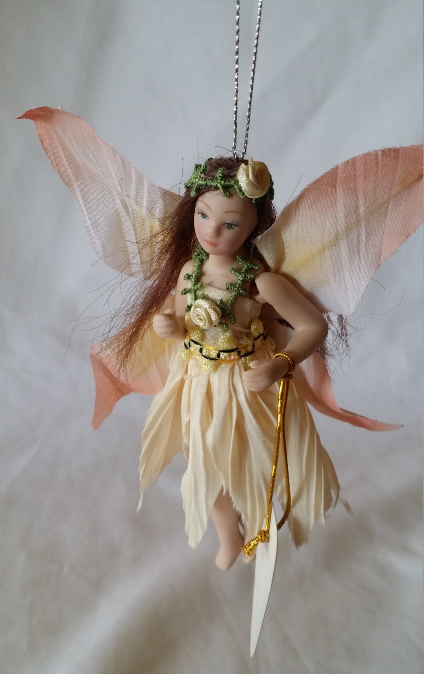 Dollhouse Miniature Porcelain Flower Fairy Faerie Pixie Nymph