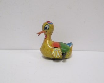 Items similar to Vintage German Tin Toy, Metal, wind-up, Merry go round ...