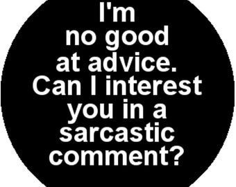 Sarcastic comment | Etsy