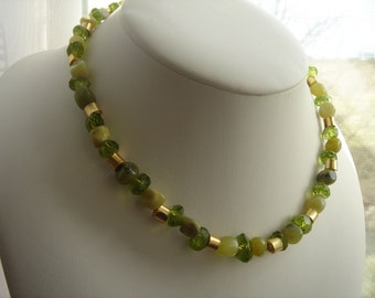Wonderful necklace with Peridot