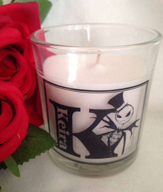 Jack Skellington Candle The night before Christmas by Joyeriauk