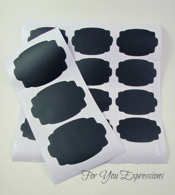 Items similar to Chalkboard vinyl labels for home, school, or office