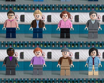 Gilmore Girls (Luke's Diner) themed A5 print featuring LEGO minifigs
