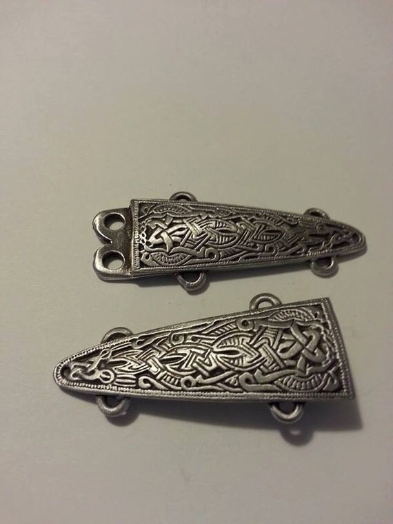 Viking Cloak Clasp Lead Free Pewter SCA by CamelotsSupplyShop