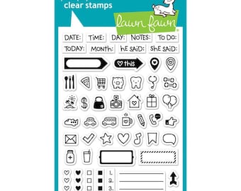 SALE! Plan On It - Clear Stamps (LF1129)
