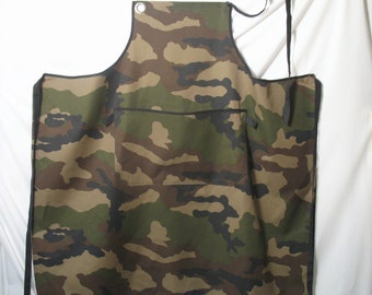 Camouflage printed cloth apron