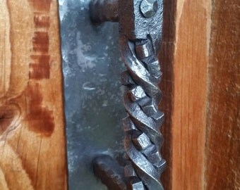 Door Handle, Railroad Spike made to order.