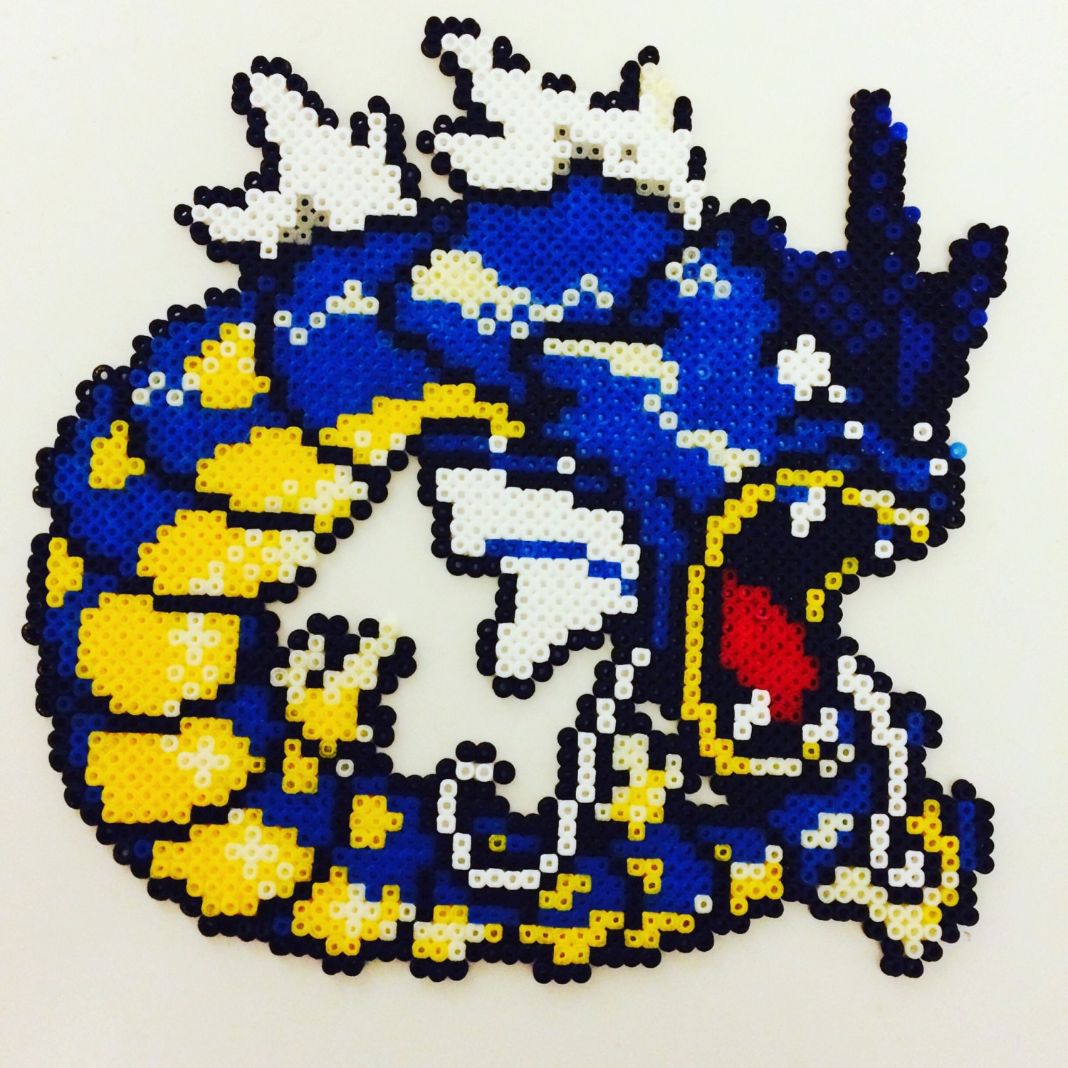 Mega Gyarados Hama Beads Pixel Art Pokemon Pixel Art Pokemon Hama ...