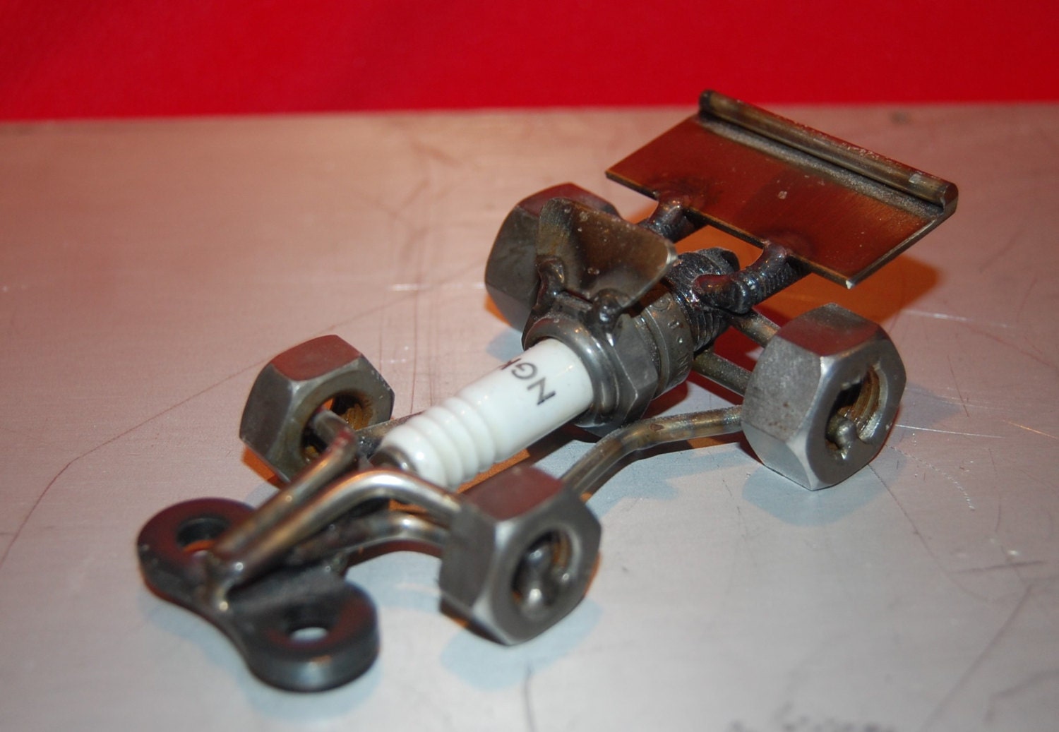 Spark Plug Indy Formula One Type Race Car