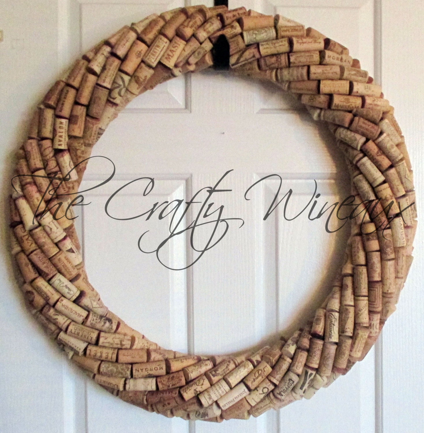 Extra Large 25 Handmade Wine Cork Wreath Without   Il Fullxfull.989052444 Fm3d 