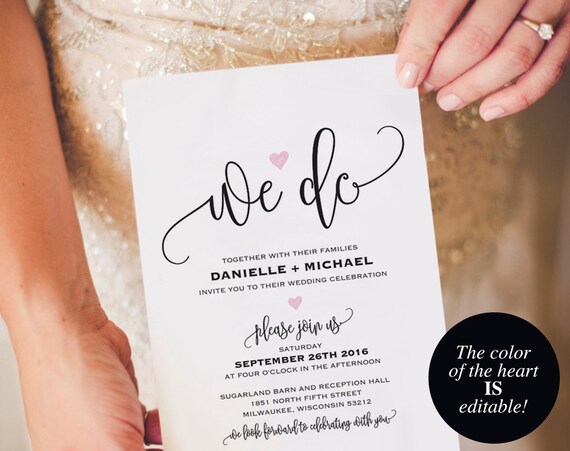 Wedding Invitation With Photo Templates 4