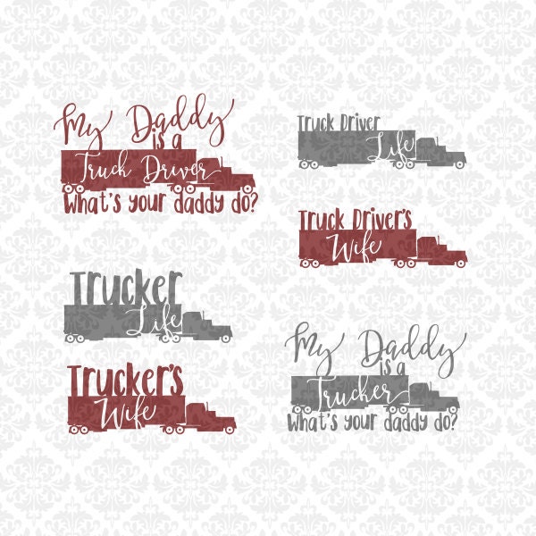 Free Free 93 Truck Driver Dad Svg SVG PNG EPS DXF File