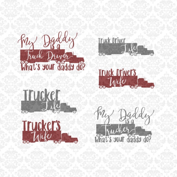 Free Free 220 Truck Driver Dad Svg SVG PNG EPS DXF File