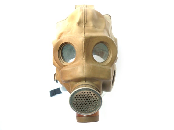 Rare Soviet Military rubber Gas Mask PMG adult size 3 gas