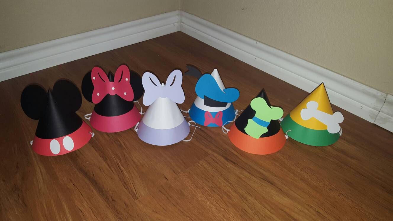 24 Mickey Mouse Clubhouse Party Hats