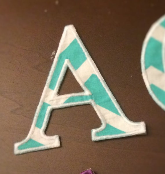 Customizable Ironon Greek Letter Patch sold as by xEmberCreations