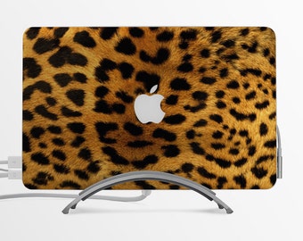 Macbook Decal / Custom Creative Sticker / Computer decoration / Gift / Apple logo / Leo Skin III