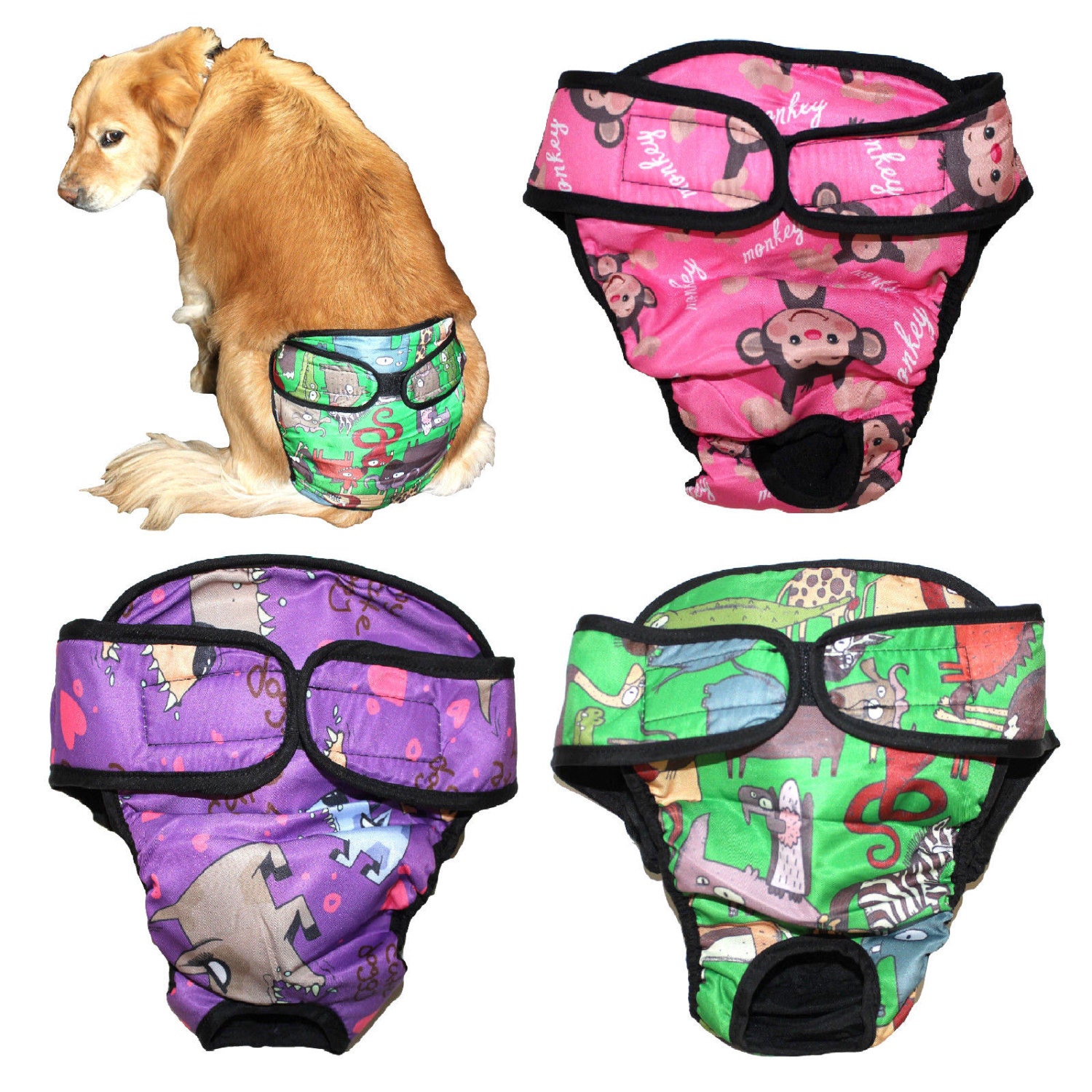 Reusable Washable Dog Diaper Female For LARGE Big Dog Breeds