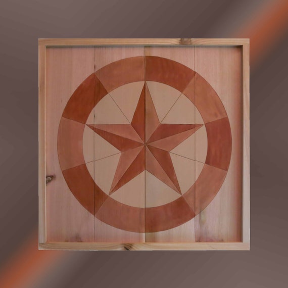 Texas Star Cedar Wall Decor 2814 by WoodNthings4U on Etsy