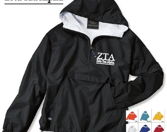 Zeta Tau Alpha // Zeta // Sorority Charles River Rain Jacket // Choose your color