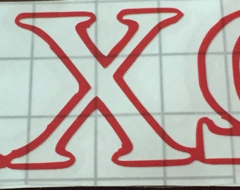 Alpha Chi Omega decal sticker