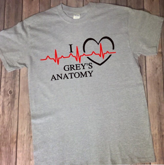 I love Grey's Anatomy Shirt Grey's Anatomy by DonathansMonograms