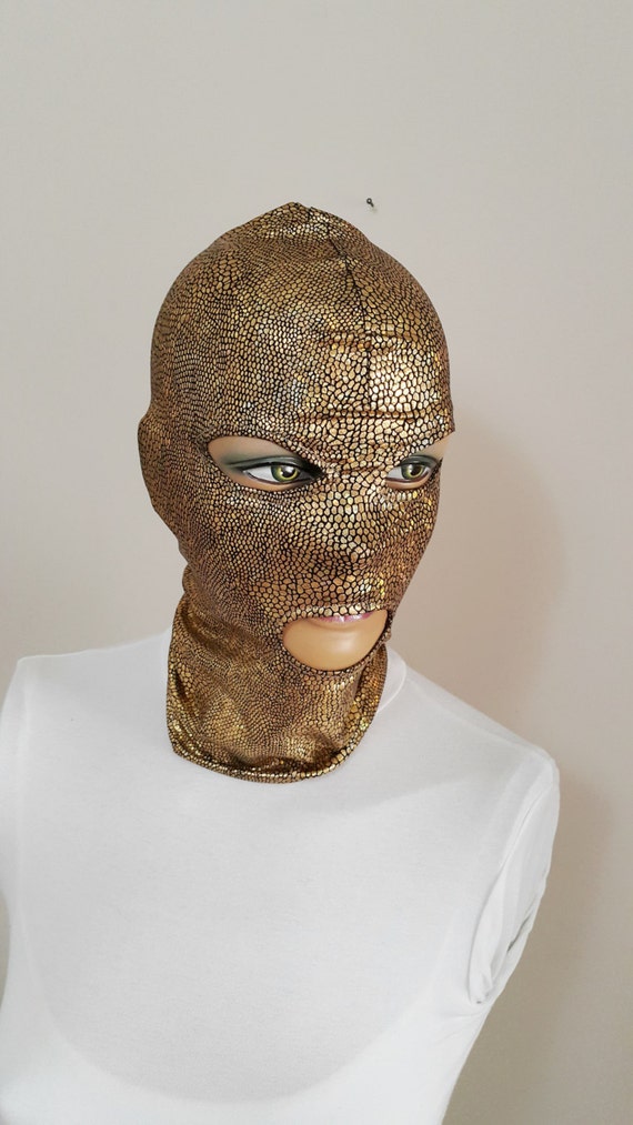 Snake skin Eye Mask BDSM Mask BDSM Hoods Bondage Fetish