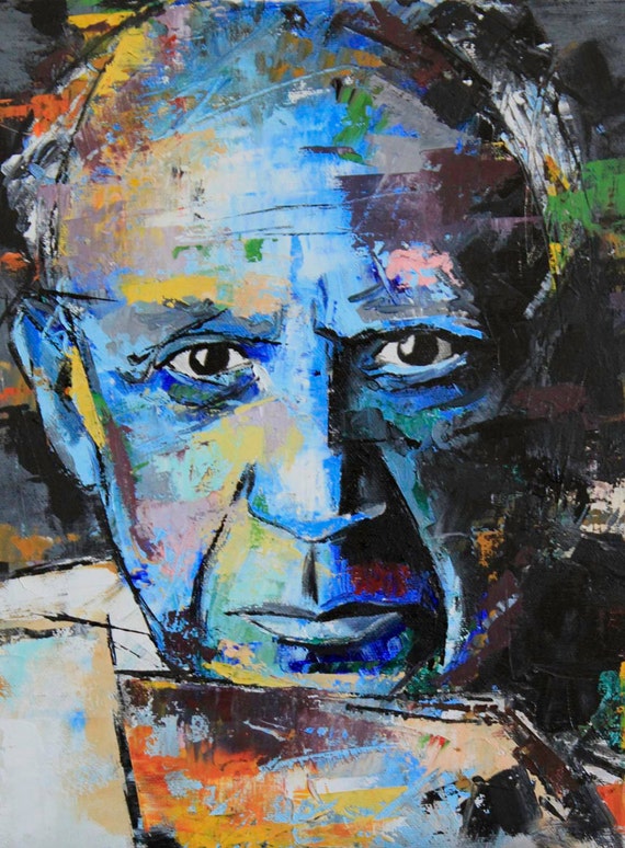 Pablo Picasso Original Oil Painting 40 30
