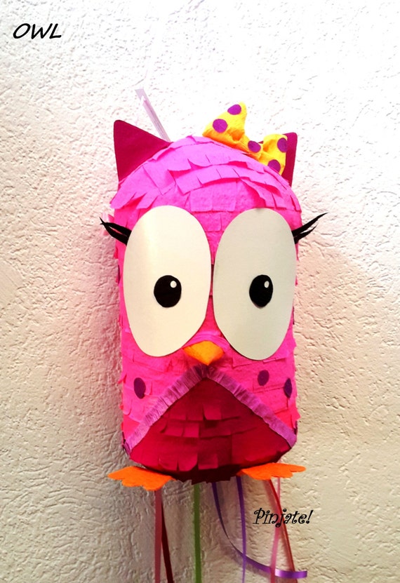 Items similar to OWL pinata - CUTE OWL, birthday gift, party decoration ...