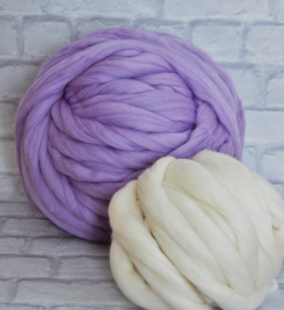 Giant chunky yarn SALE 23 micron merino wool 1kg over hundred