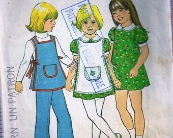 Child's Dress, Apron and Pants - Simplicity no 7064