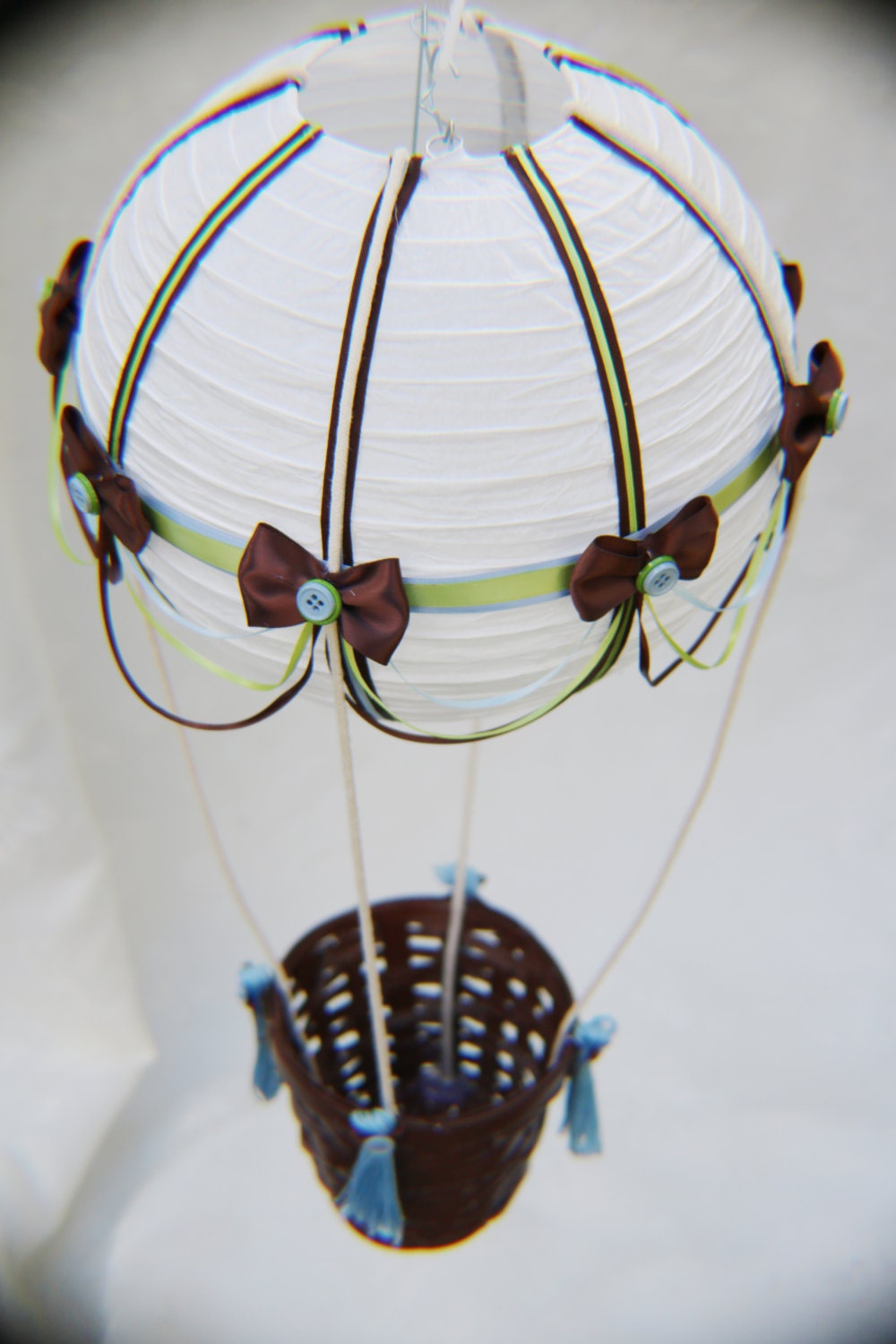 Hot air balloon nursery HANGING decoration