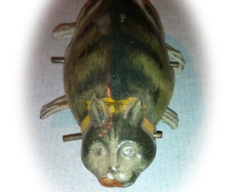 Tin Toy Lithograph cat