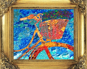 Old Bike Print,#Bicycle,#Cycle,#Vintage,#Antique,#Chipped,#Rustic,#Art,#Painting,#Ride,#Sports,#InteriorDesign,#Bright,#Decor,#DIY