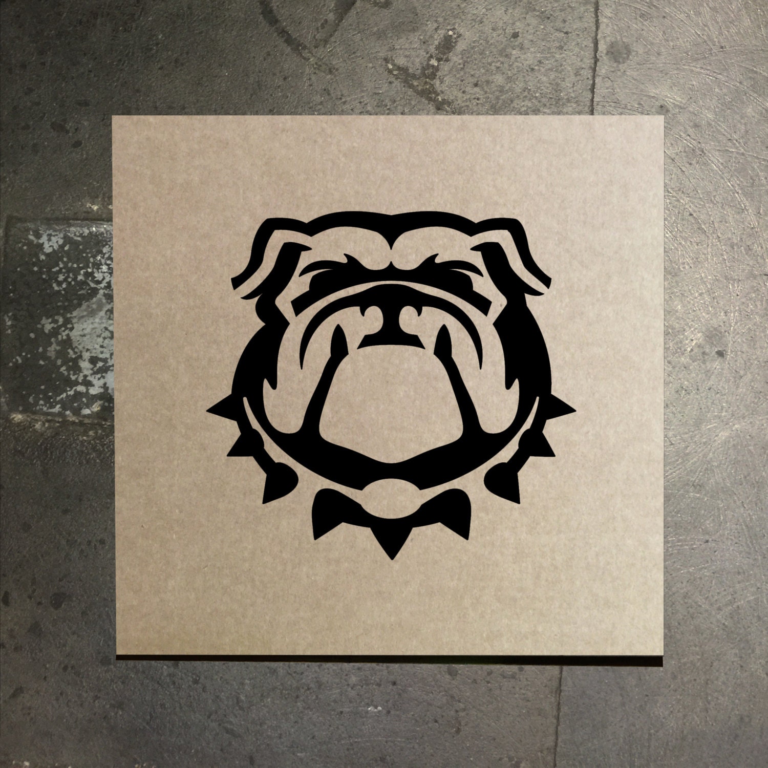 Georgia Bulldogs Uga Mascot Stencil